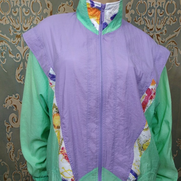 Vintage 80s Adidas Windbreaker Nylon Jacket Sz M - Picture 8 of 8